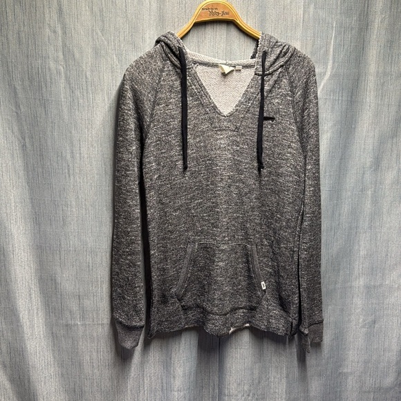 🏁 Vans Charcoal Gray Hooded Sweatshirt size extra small - Picture 2 of 7